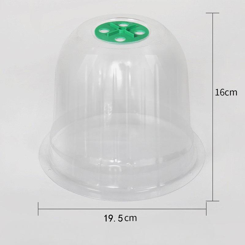 Thermal and Moisture-preserving Planting Protection Cover Greenhouse Seedling Raising Cover Flower Pot Lid Seedling Incubation Cover