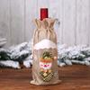 Style Button Coat Style Christmas Decor Christmas  Table  Ornaments Home Decor Wine Bottle Cover