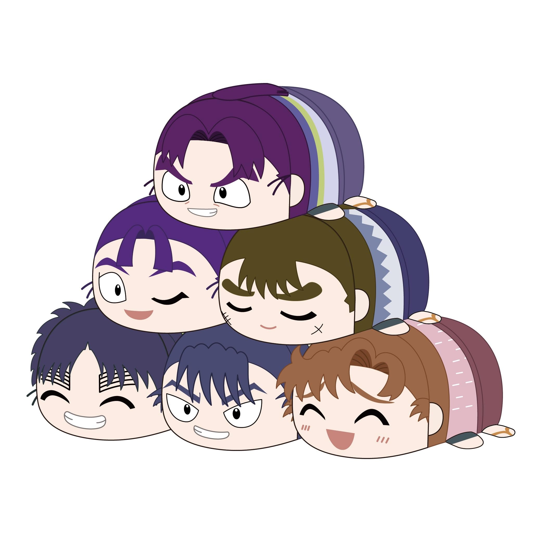 TV Anime Potekoro Mascot 5 Box Nintama Rantaro