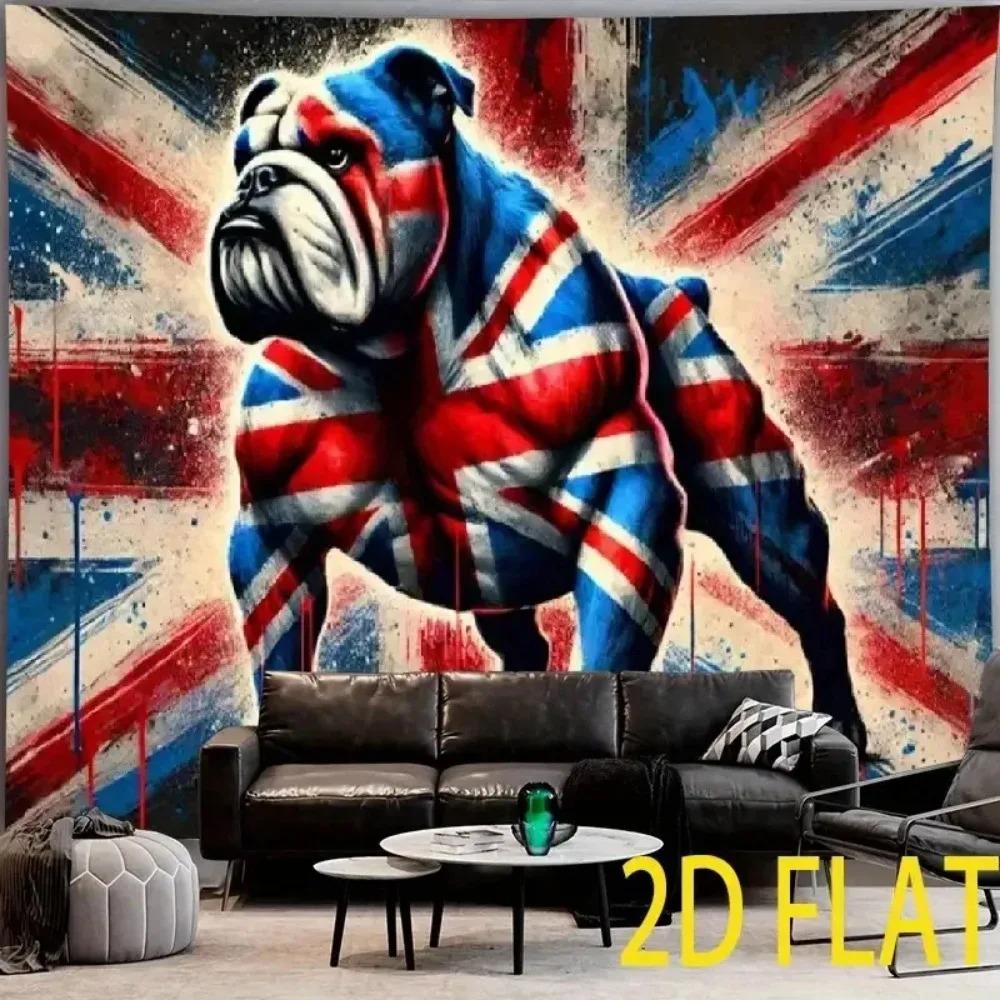 2D Flat Metal Tin Sign Union Jack Flag Wall Art Durable Aluminum Poster for Living Room Bar Man Cave Decor 1pc