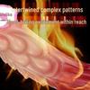 Mixed Color Liquid Silicone Large Phallus Simulated Alien Anal Plug