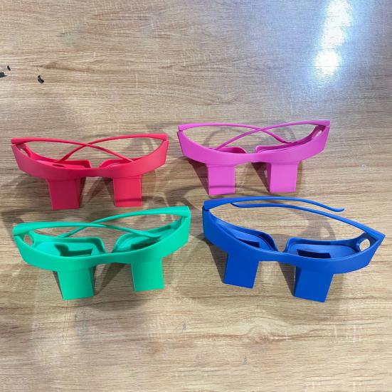 Prism Glasses Universal Non-slip ABS Refractive Show Horizontal Glasses for Reading