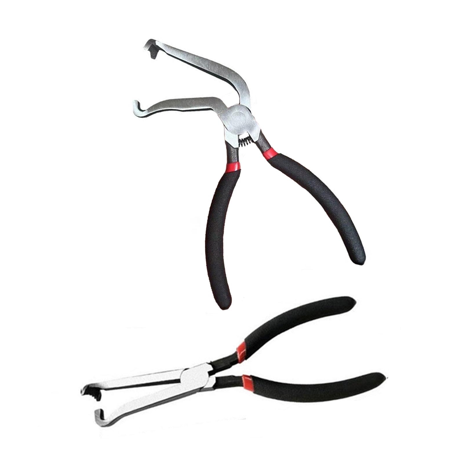 Automotive Electrical Disconnect Plier Angled Wire Plug Removal Tool for Car Truck SUV Motorcycle Fuel Line Oil Pipe Connector