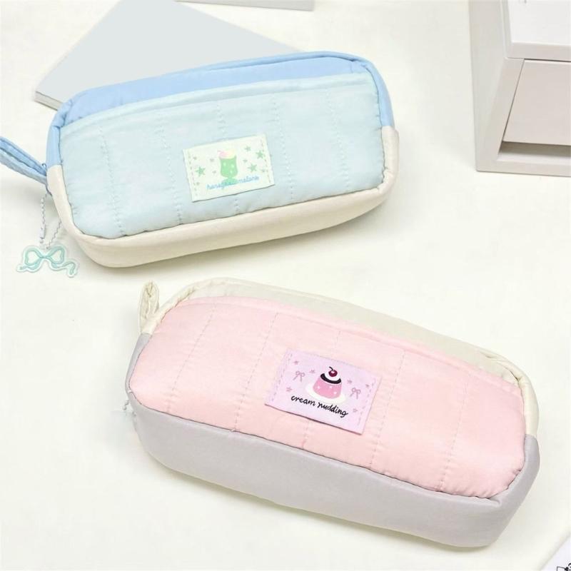 Unique Design Canvas Pen Holder With Multiple Pockets Waterproof School Essential Organizers For Students Professionals
