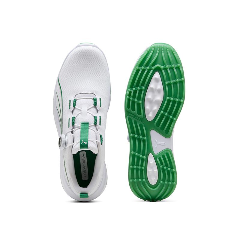 Puma Innovate Sports Disc Versatile Comfortable Golf Shoes Unisex sneaker White Green 313219-01