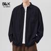 Baleno Men's Loose Fit S&K Shirt Jacket