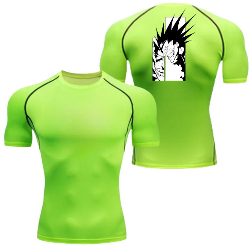 

Bleach Мужская ультралегкая быстросохнущая спортивная футболка дышащая эластичная влагоотводящая с коротким рукавом для фитнеса, тренажерного зала, спорта, тренировок XXXL