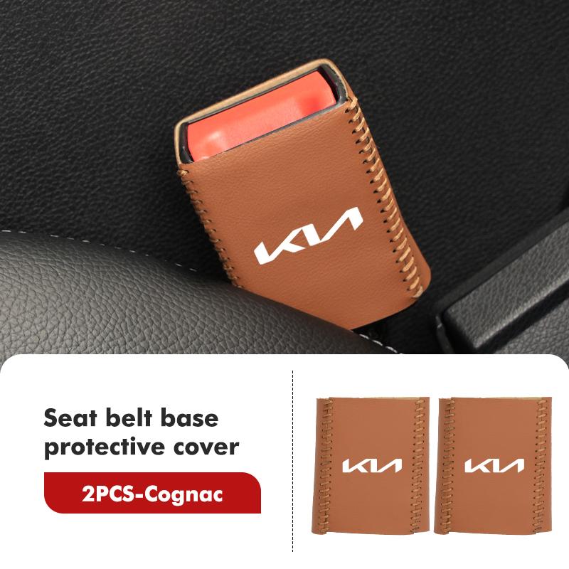 BBED7 Car Belt Buckle Plug Protective Cover Interior Accessories For KIA Rio K5 K2 Sportage Ceed Sorento Picanto Stinger Soul