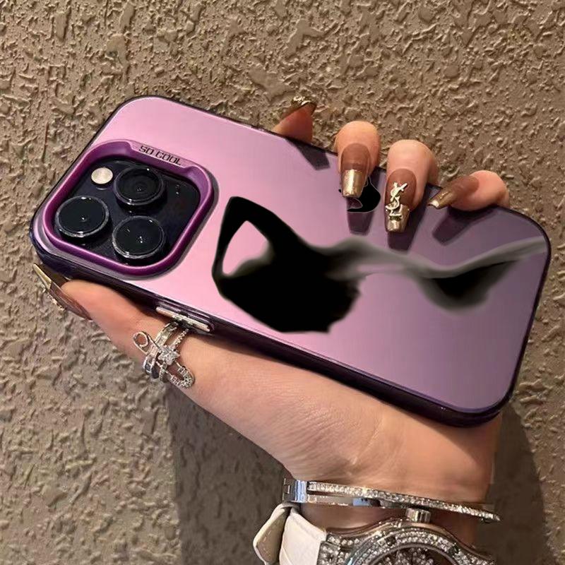 Art Hug Sexy Silhouettes Phone Case For iPhone 15 13 12 11 14 Pro Max Mini XR XS 7 8 Plus SE Plating Matte Lens Protection Cover