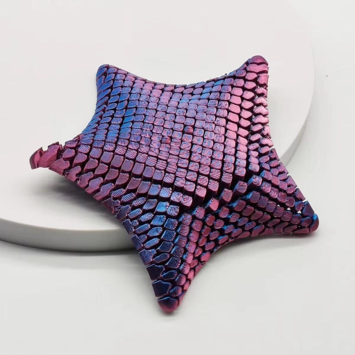 STEM 3D Print Gearticuleerde Zeester Flexibele Gewricht Fidget Speelgoed Tactische Stressverlichting Zak Bureau Zeeornament Leuke Kindercadeaus