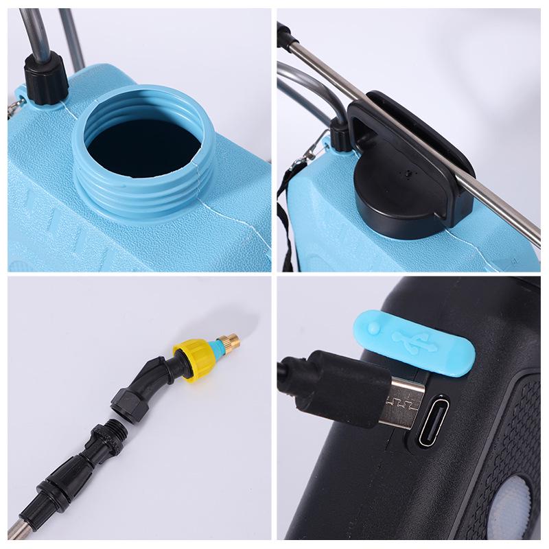 Rechargeable Handheld Electric Sprayer for Gardening and Disinfection