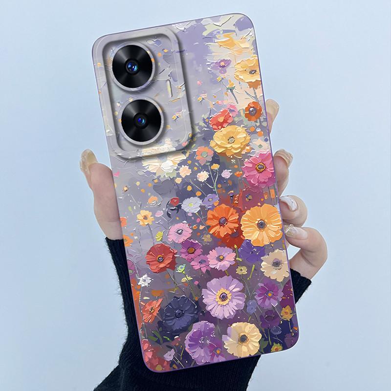 Hülle für Realme C55 NFC Realme C55 4G Narzo N55 2023 Handyhülle Süßer Panda Süße Mädchen Katzen Weiches Silikon Stoßfeste Abdeckung