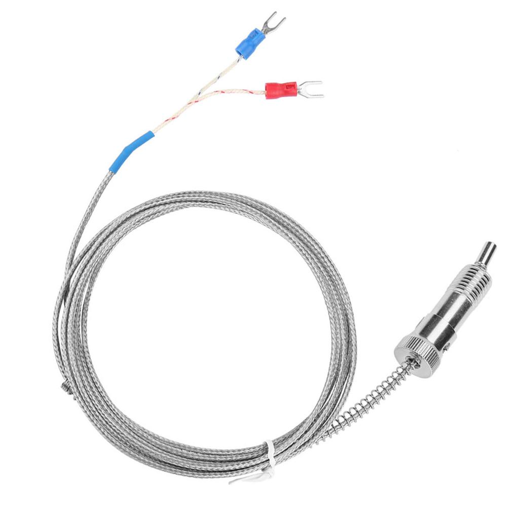 Bayonet Compression Spring Type K Thermocouple Temperature Sensor Wire 0 400 celsius  (3 m)