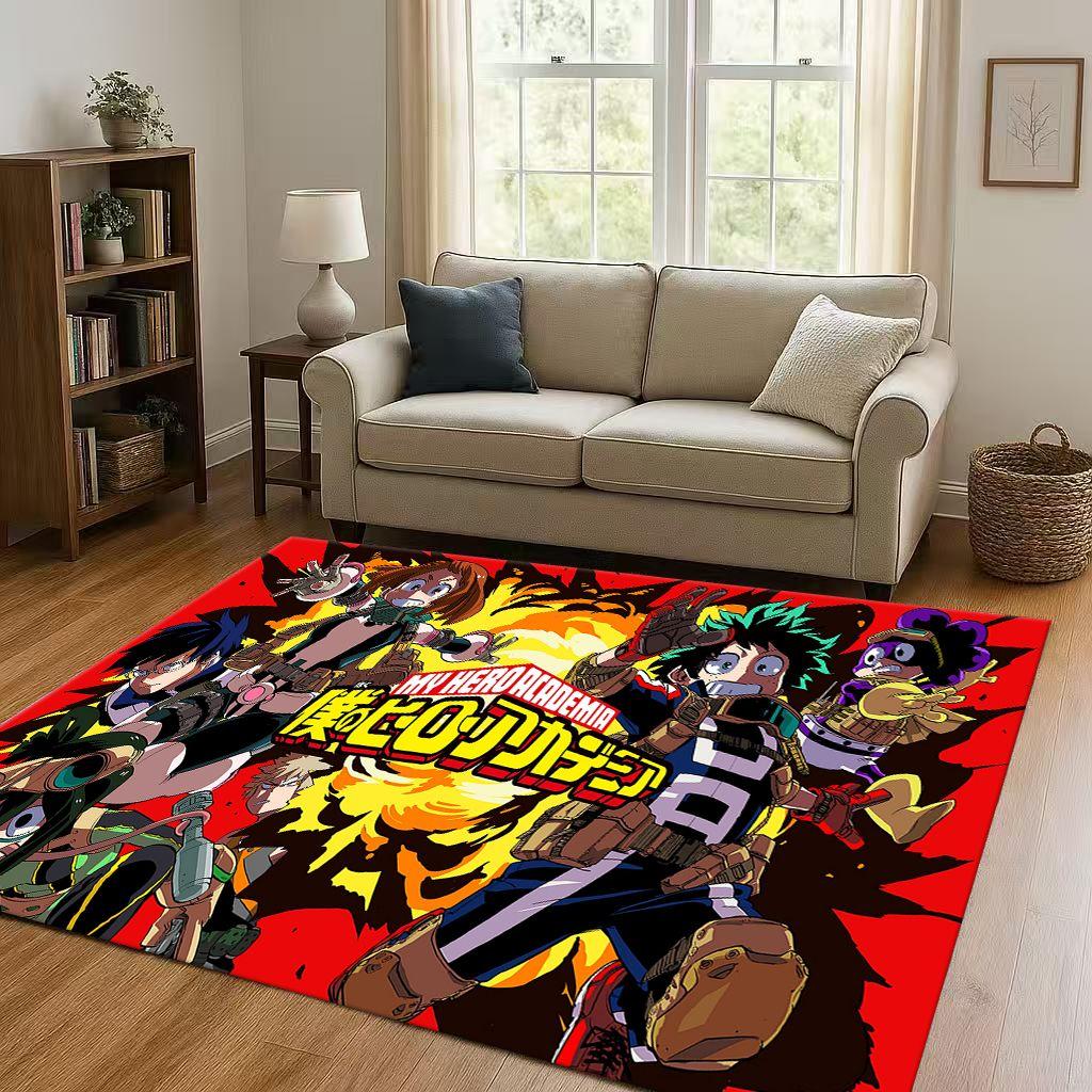 Anime My Hero Academia Bakugou Deku Kreskówka Salon Antypoślizgowy Dywanik Dywan do Sypialni Pokoju Zabaw Sofa, Dekoracja Domu Wycieraczka