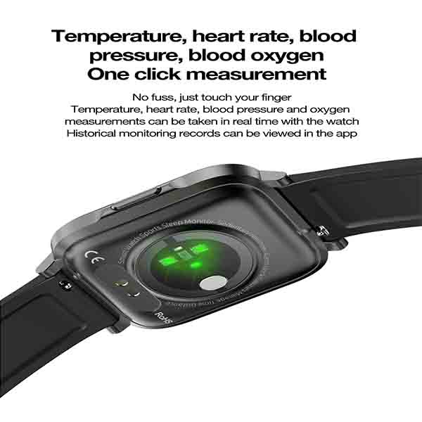 NORTH EDGE Sportovní fitness hodinky s plně dotykovým displejem IP67 Vodotěsné Bluetooth chytré hodinky pro Android iOS