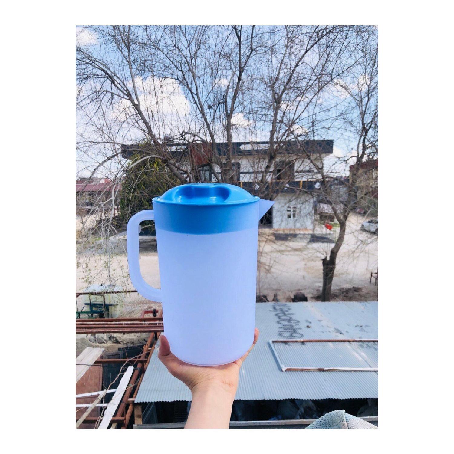 

Jumbo Plastic Jug, Water Jug With Lid 4 Liters синій