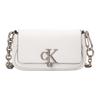 Letter Twist Lock Flap Chain Shoulder Bag Medium Women Shoulder Bag Moonlight-White DH3240-391