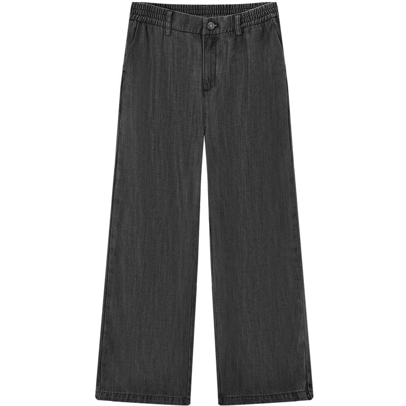 EICHITOO Women s Lyocell High-Waist Loose Jeans M