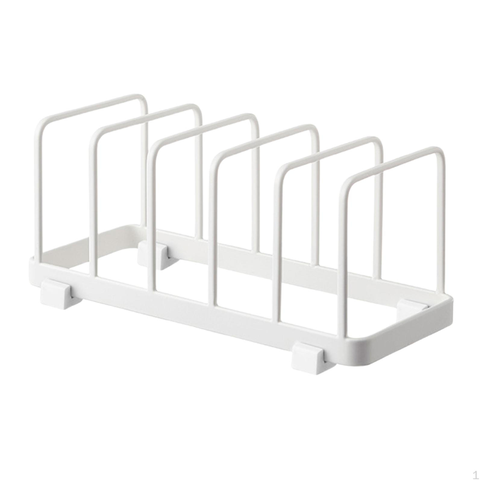 

Сушилка для посуды, органайзер для тарелок, 5 решеток, кухонная полка для хранения, инструменты, полка для белый