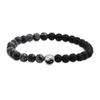 Distance beaded Bracelet Fashion Natural Stone two colors Yin Yang Charm Bracelets for Men Women Friendship couple