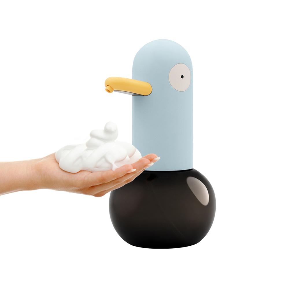 400ml Geformter Automatischer Schaumseifenspender Berührungsloser Schaumseifenspender USB Wiederaufladbar Infrarot Seifenspender für Zuhause Küche Toilette Offi