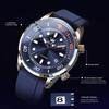 OLEVS Orologi Automatici da Uomo Lusso Top Brand Serie Subacquea Ghost Verde Cinturino in Silicone Orologio Meccanico Originale