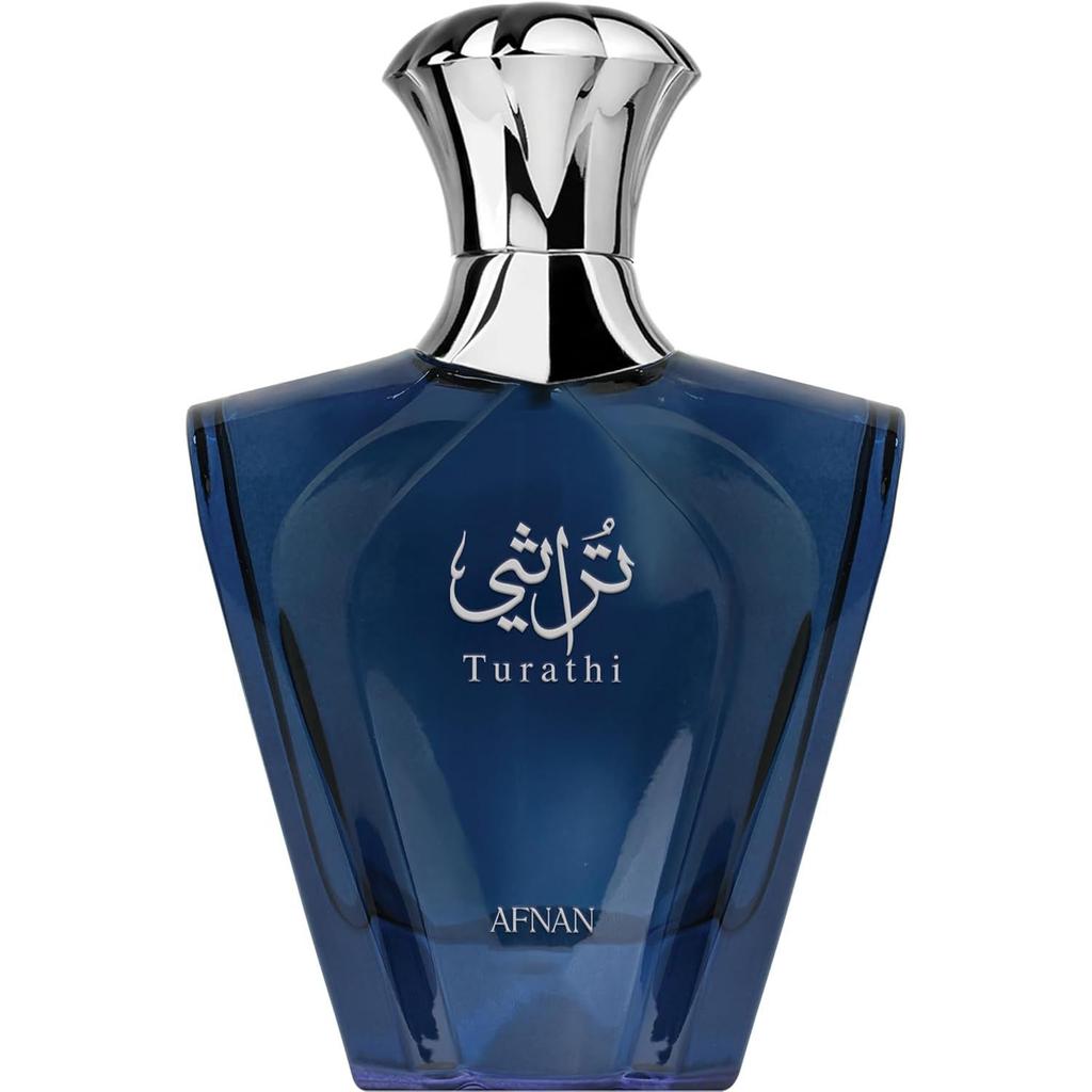 Afnan Turathi Blue Perfumy Męskie Woda Perfumowana, Drzewny Arabski Zapach, Luksusowy Zestaw Prezentowy z Dubaju, Długotrwała Woda Kolońska