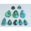 18X33-14X17MM Natural chrysocolla Malachite Pear Cabochon Gemstone 10Pcs Lot C-79