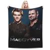 MacGyver TV Series Blankets Quality Warm Throw Blanket Winter Kids Adult Couch Chair Novelty Bedspread