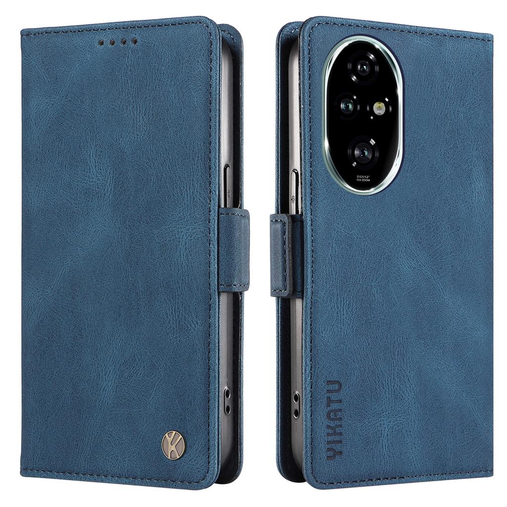 YIKATU YK-005 For Honor 200 Pro 5G Case Leather Wallet Phone Cover Magnetic Clasps