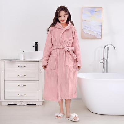Adult Coral Fleece Bathrobe Set - Quick-Drying, Water-Absorbent, Enlarged Bath Towel, 3-Piece Hotel Couple Nightgown.