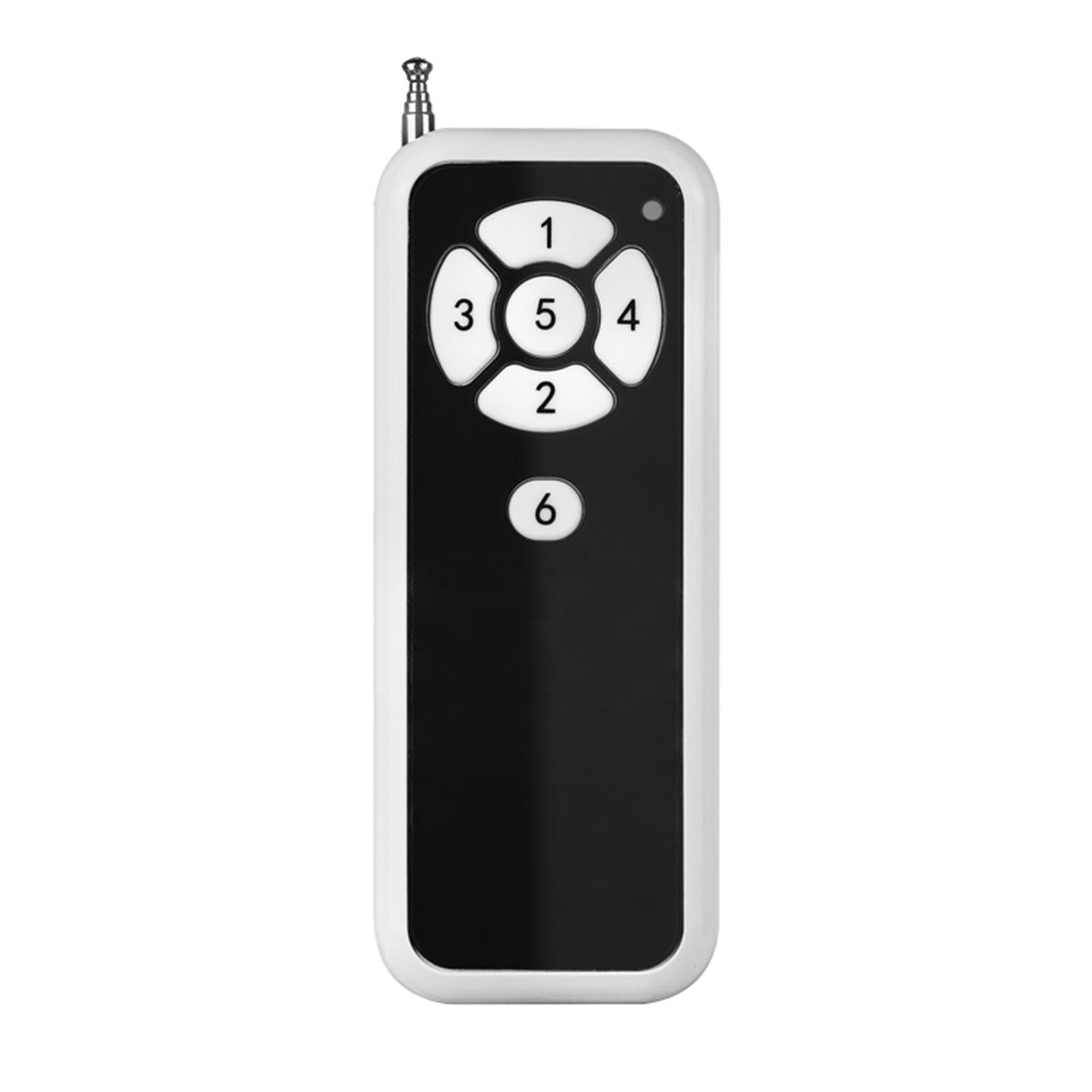 

Convenient Learning Code Remote 5-Button for Various Devices Programmable Remote Control 433/315MHz Frequency A чорний