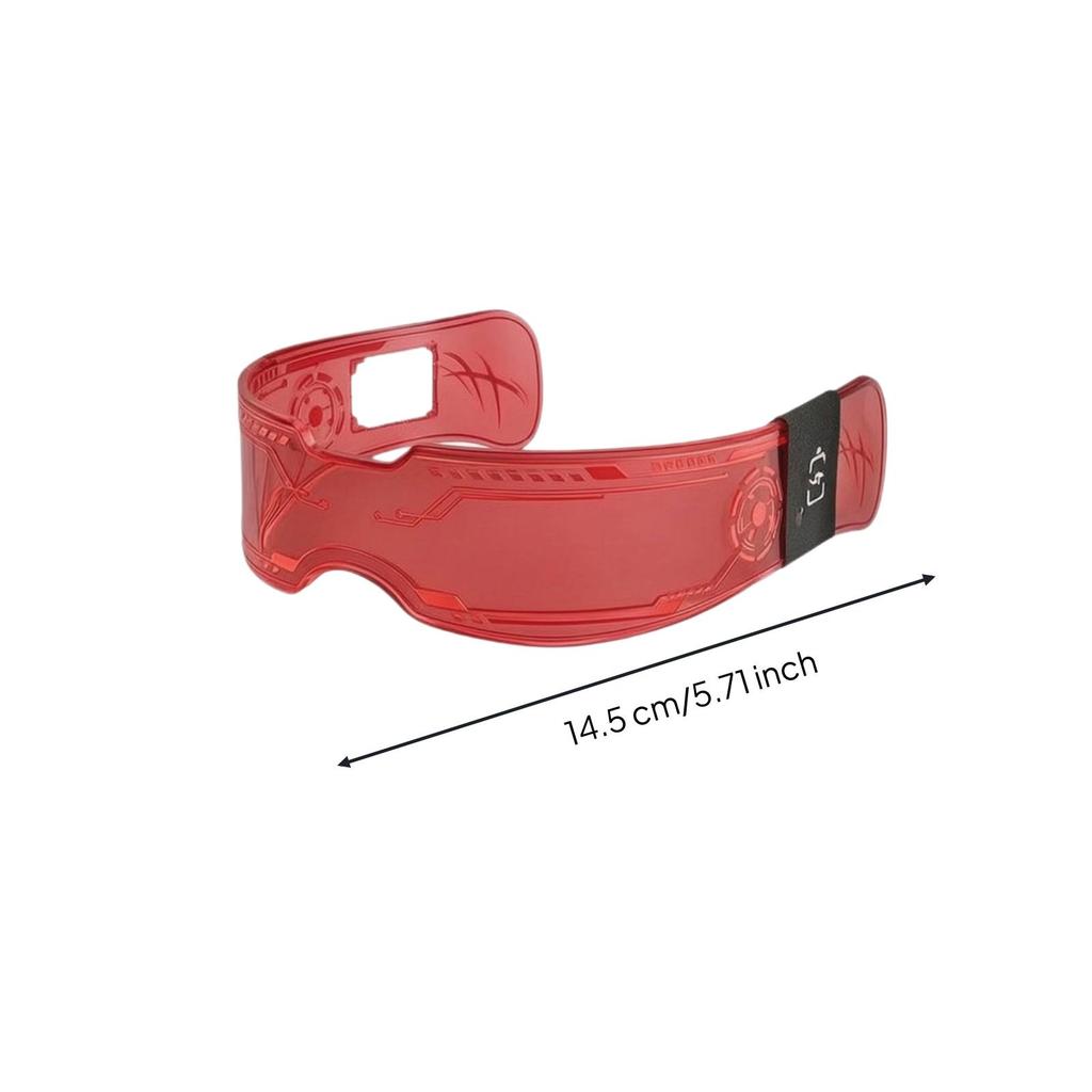 Multicolor Light-up Glasses | Adjustable-Looking Band, futuristic Goggles with