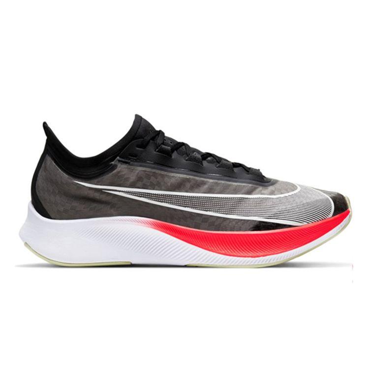 Nike Zoom Fly 3 Laser Crimson Ανδρικά Αθλητικά Παπούτσια Μαύρο Ελιά-Άουρα Λευκό AT8240-003