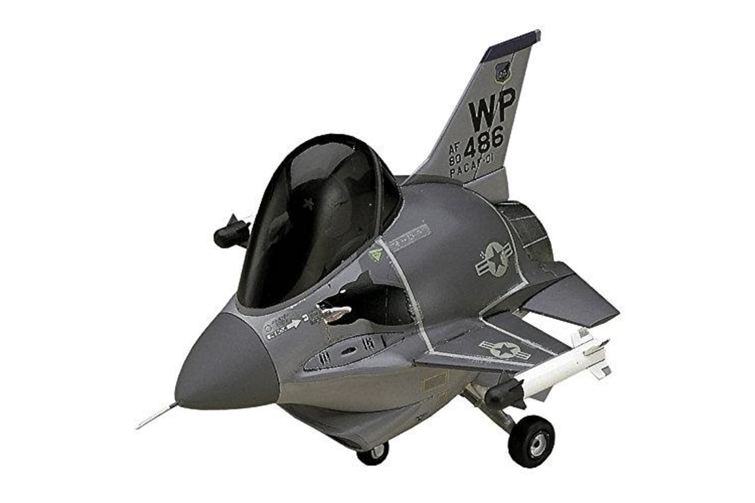 Hasegawa Egg Plane US Air Force Fighting Falcon Plastic Model Kit TH3 F-16 Non-Scale