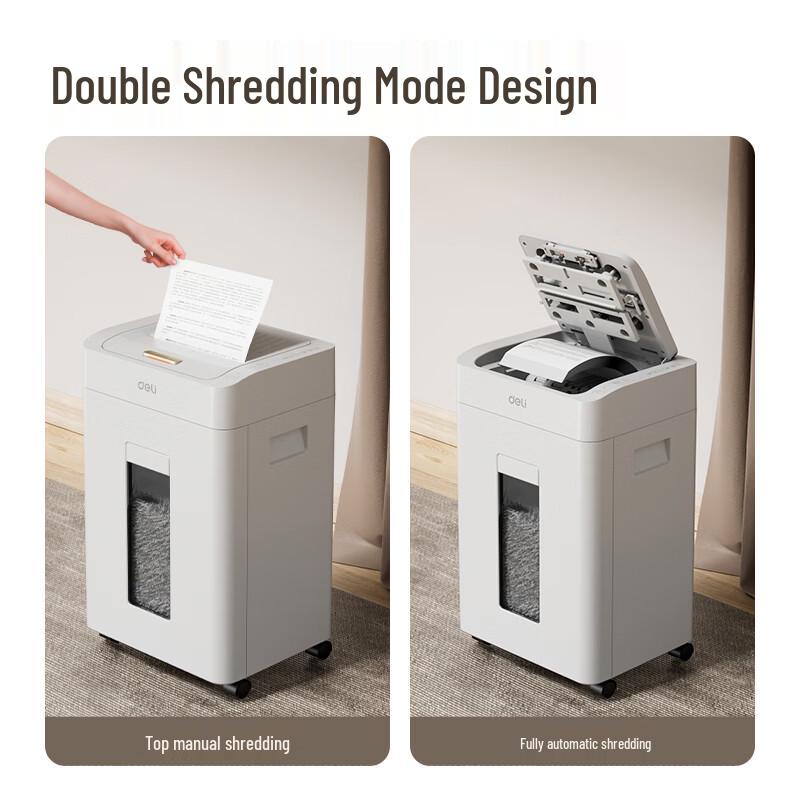 Deli GA880 100-Sheet Auto-Feed Shredder CN plug (adapter included)