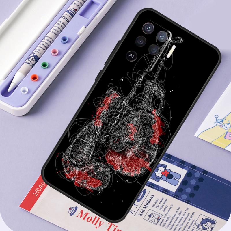 Boxhandschuh Hülle für Oppo A96 A76 A16 A94 A74 A54 A15 A18 A38 A58 A78 A98 A40 A60 A80 A57 A17 A77 A5 Pro