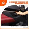 Soft Carbon Interior Door Handle Bowl Trim Sticker For BMW 5 Series G60 I5 2024+