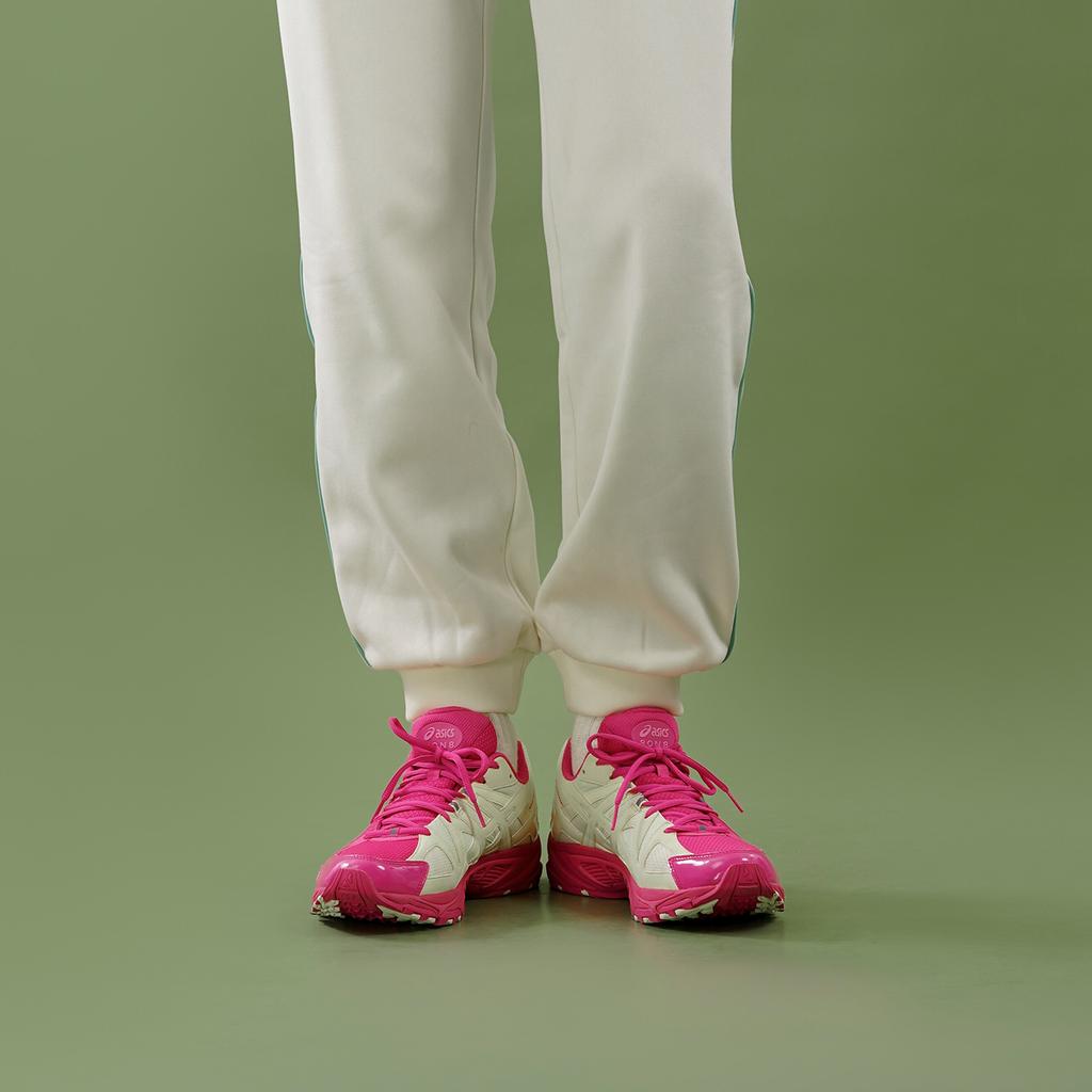 Asics 8On8 X Gel-Kahana Tr Fabric Synthetic Leather Trendy Versatile Low-Top Lifestyle Casual Shoes Unisex Sneaker Rose-Red 1203A236-500