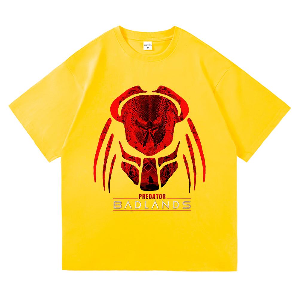 Predator Badlands T Shirt 2025 Fashion Movie Men/women Clothing Vintage Harajuku High Quality Clothes Cotton Tshirts