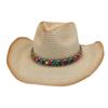 Cross-Border Korean Version Of Men'S And Women'S Top Hats, Jazz Hats, Sunshade Beach Breathable Sunscreen Hats, Cross-Border Warped Edge Panama