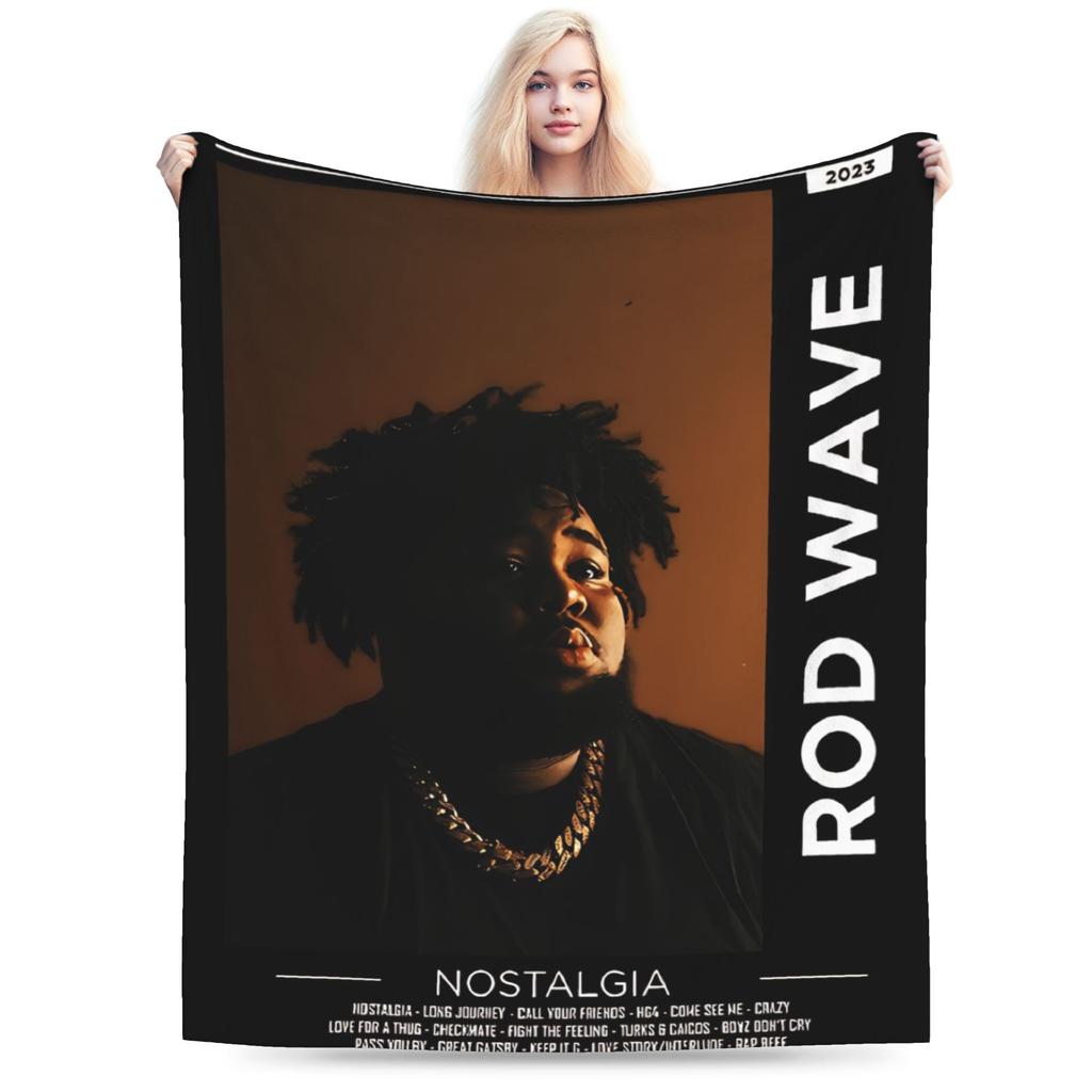 Retro Rod Wave  Blankets  Warm Soft Fashion Plush Bedding Throws For Children Bedroom Flannel Bedspread Bed Cover