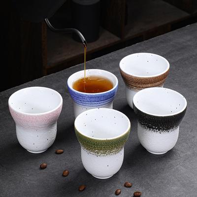 Nordic Style Espresso Cup Creative Retro Japanese Handmade Stoneware Tea Cup Master Cup Ceramic Water Cup