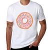 Donut with Pink Frosting Sprinkles Cute Doughnut Food TShirt Plus Size Street Style Tee