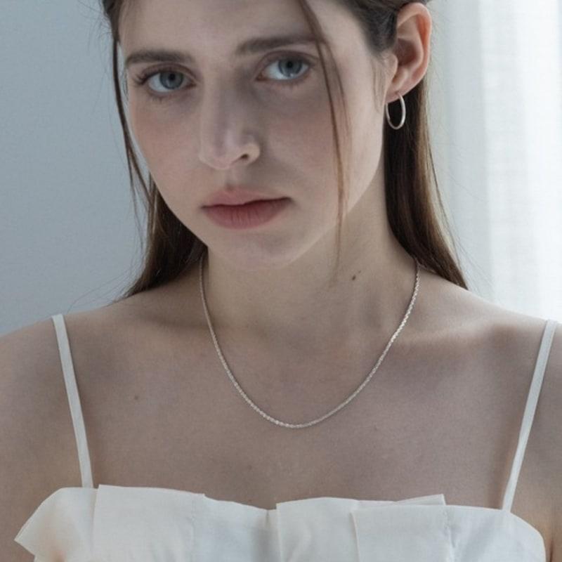 BEFORE MOONRISE [Silver 925] Twinkle Chain Necklace SN206