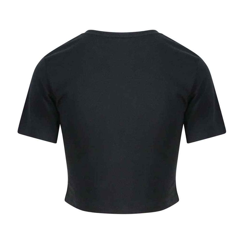 Awdis Just Ts Womens Girlie Tri-Blend Cropped T-Shirt