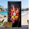 Πετσέτα Παραλίας Ποδοσφαιρική Εκτύπωση Bayer Leverkusen, Μεγάλη Μαλακή Γρήγορου Στεγνώματος Πετσέτα για Παραλία Κάμπινγκ Κολύμπι