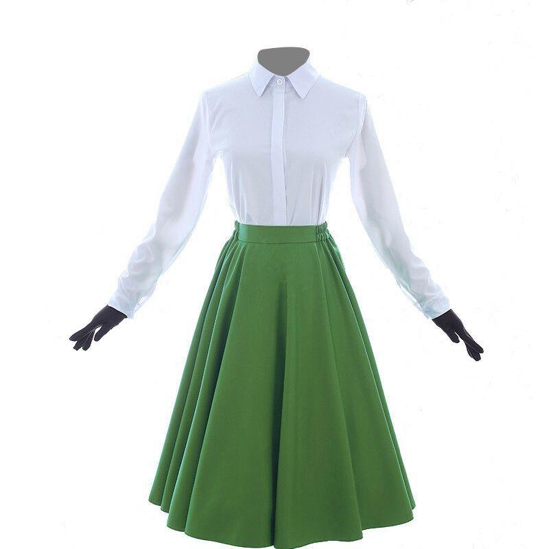 Evergarden Anime Violet Cosplay Costume Outfits Blouse Dress Gloves Set Uniform