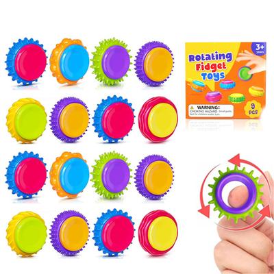 Fidget Spinner Ring Roller Sensory Relieve Stress Relief Toy Edc Fingertip Flywheel Massage For Children Funny Antistress Things