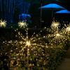2PCS Led Solar Firework Lights Outdoor DIY String Lights Festival Landscape Garden Decoration Waterproof Lawn Light 1 / 2 PCS